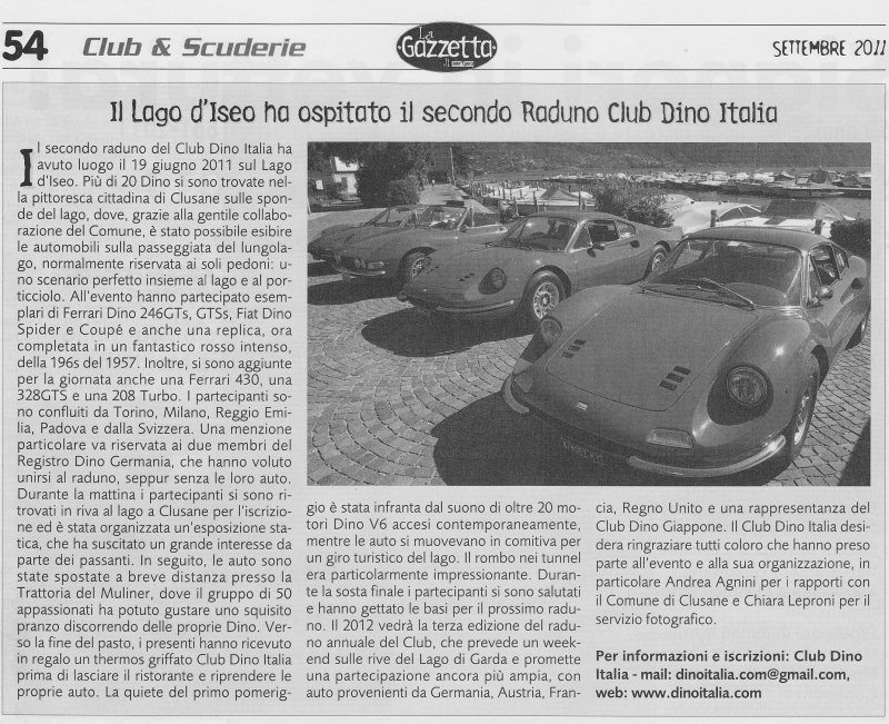 Auto d'Epoca Settembre 2011